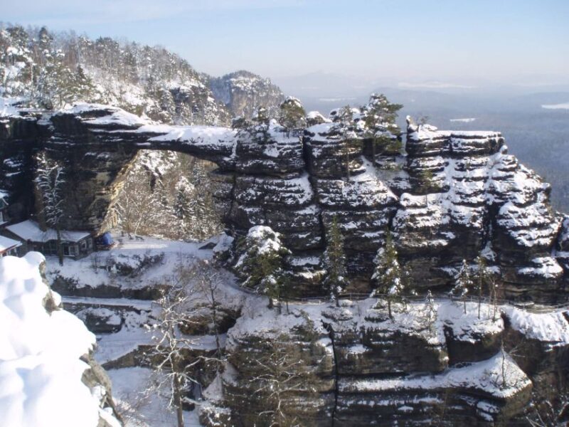 Bohemia & Saxon Switzerland Winter Day Tour from Prague - Lunch Break at a Local Restaurant