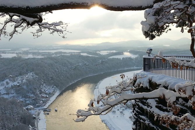 Bohemian and Saxon Switzerland Day Trip All inclusive-Winter Tour - Visiting the Bastei Bridge for Spectacular Views