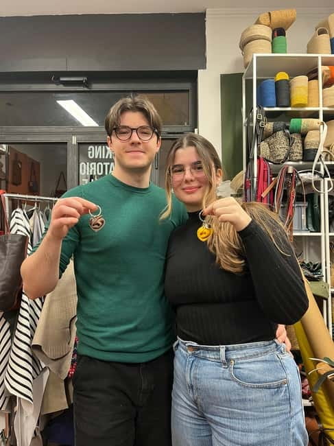 Bologna: Create Your Own Keychain Tortellino - Create Your Own Tortellino Keychain in Bologna: An Authentic Leather Workshop