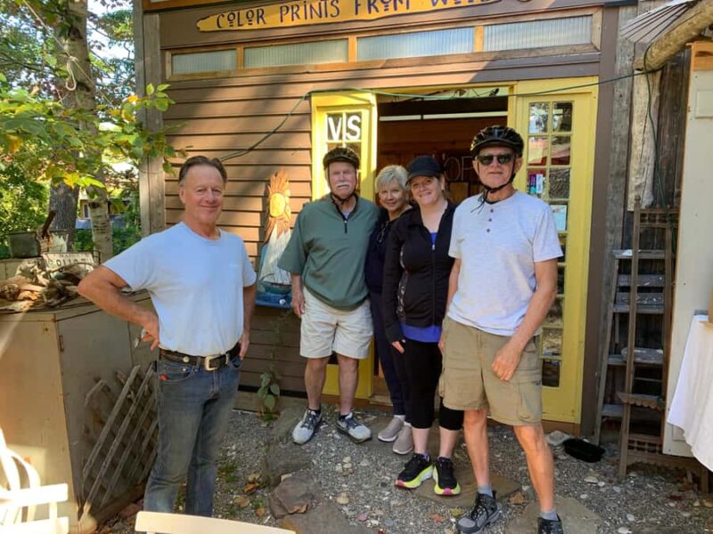 Boothbay Harbor: Joy Ride E-Bike Tour with Art Studio Visit - Visiting Spruce Point Inn Resort & Spa