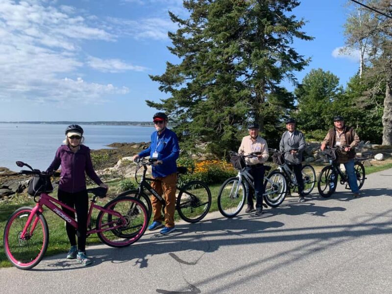 Boothbay Harbor: Joy Ride E-Bike Tour with Art Studio Visit - Final Scenic Ride Along Atlantic Avenue and Boothbay Harbor Footbridge