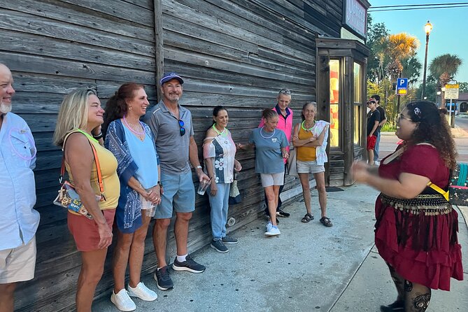 Booze and Boos Haunted St. Augustine Ghost Walking Tour - Visiting the Historic Huguenot Cemetery