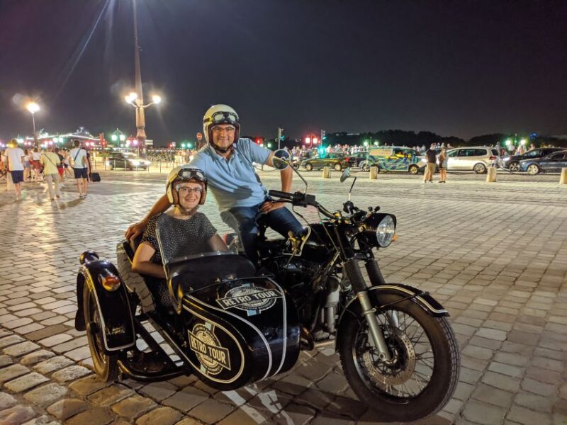 Bordeaux: Nighttime Sidecar Tour with Wine Tasting - The Experience’s Flexibility and Accessibility