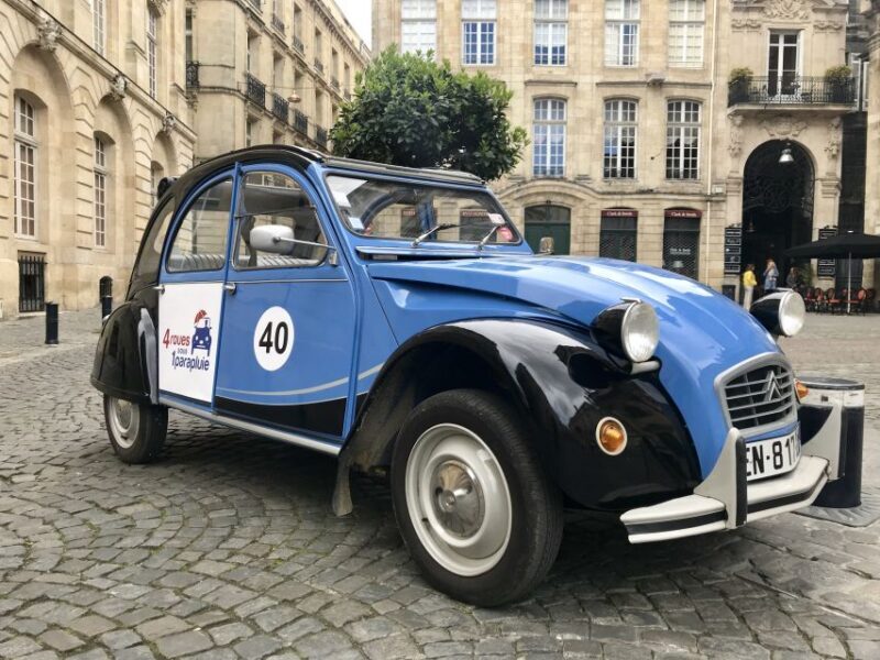 Bordeaux: Private Tour in a Citroën 2CV 45min - Booking Flexibility and Cancellation