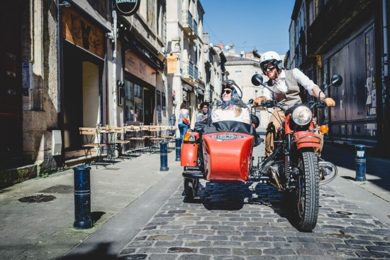 Bordeaux: Sightseeing by Side Car - Explore Bordeaux in a Unique Vintage Side Car