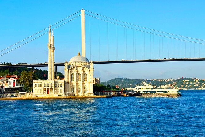 Bosphorus & Golden Horn: Sunset Yacht Cruise with Expert Guide - Modern Bridges Connecting Two Continents