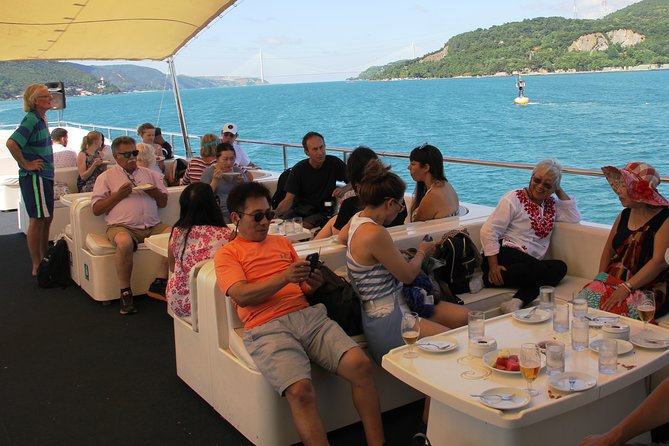 Bosphorus Luxury Lunch Cruise & Black Sea Swimming Experience - Food and Beverages on Board