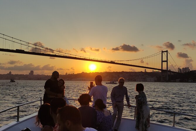 Bosphorus Sunset Cruise with Wine, Feel Special On A Luxury Yacht - Departing from Beyoğlu at the Heart of Istanbul