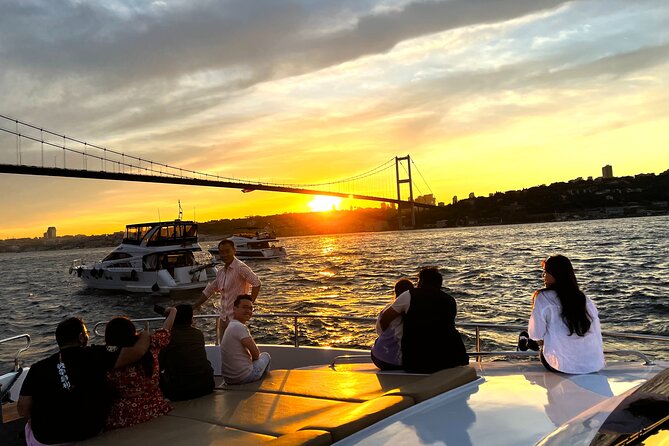 Bosphorus Sunset or Daytime Yacht Cruise with Snacks & Live Guide - The Experience of a Small-Group Bosphorus Yacht Cruise