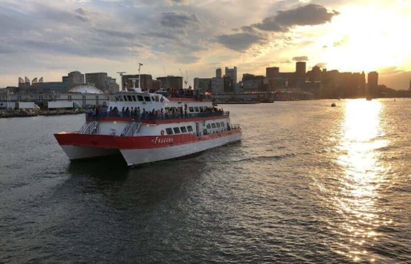 Boston Harbor: Full Moon Cruise with Champagne Option - Unique Experience of the Flight Path and City Lights