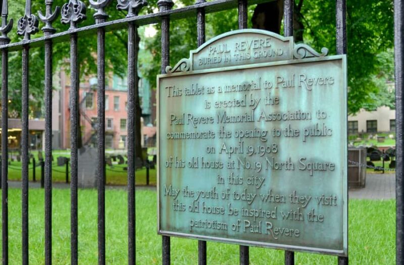 Boston: The Ghosts of Boston Tour - Starting at Kings Chapel Burying Ground
