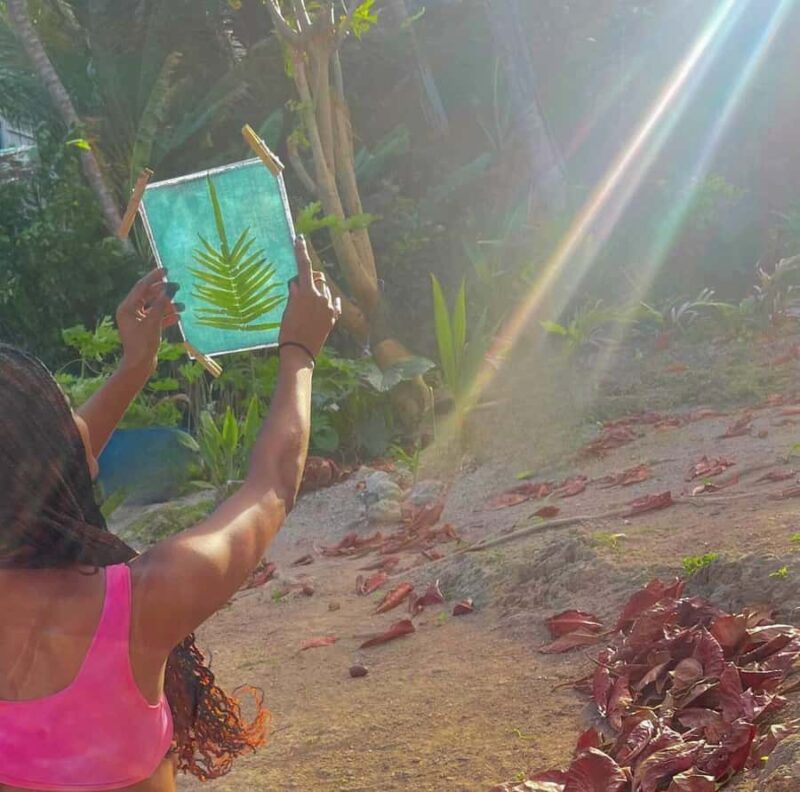 Botanical Printing and Water Marbling in Mexico City - The Workshop Atmosphere and Experience