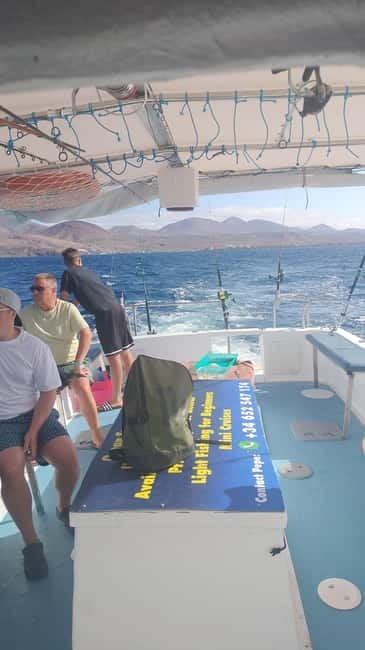 Bottom fishing & light trolling Puerto Calero, Lanzarote - What to Expect on the Sea with Pepe and Jordan