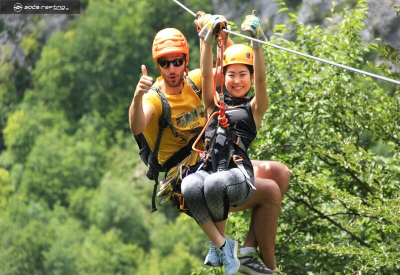 Bovec: Canyon Uja  The Longest Zipline Park in Europe - What the Zipline Experience Feels Like