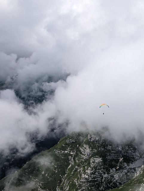 Bovec: Tandem paragliding in Julian Alps - Flying from Mangart: The Heights and Scenic Highlights