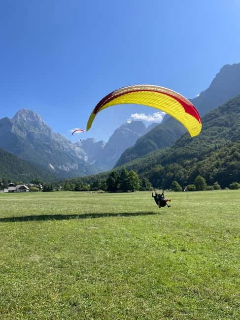 Bovec: Tandem Paragliding over Soa Valley - The Experience of Flying Over Soa Valley