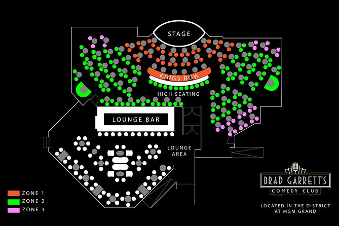 Brad Garrett's Comedy Club at MGM Grand Hotel and Casino - Seating, Comfort, and Accessibility