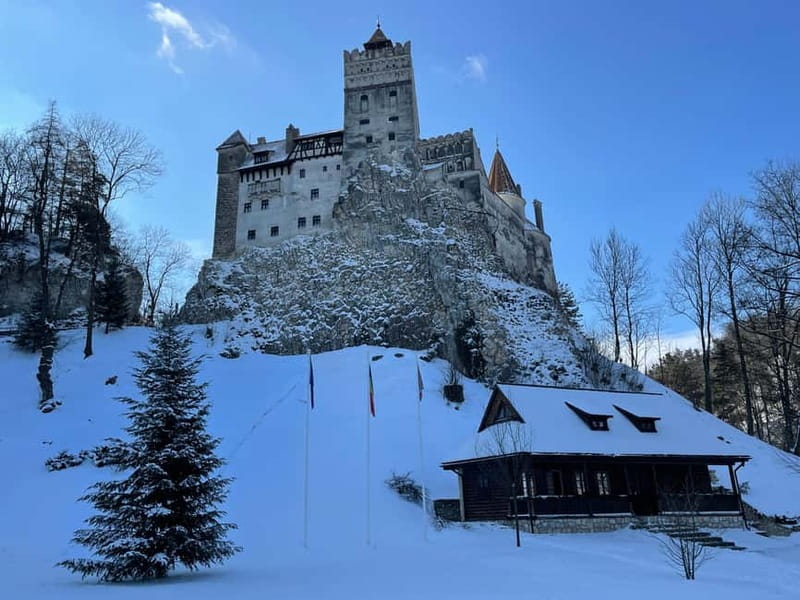 Braov: Bran, Rânov, and Pele Castles Tour with Guide - Walking through Gothic Charm at Bran Castle