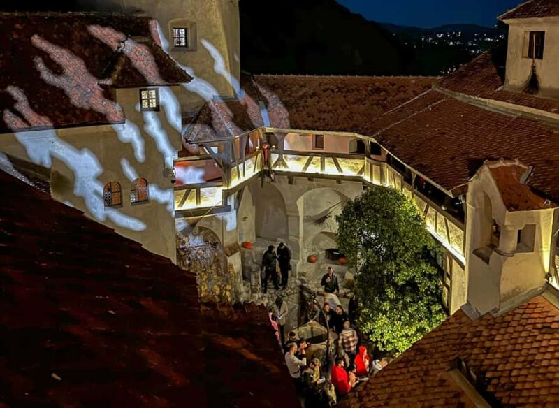 Brasov: Bran Castle Halloween Party & Night Tour + Transport - The Party at the Tent with Live Music
