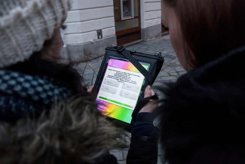 Bratislava: iPad Treasure Hunt with local guide - The Role of the Local Guide and Facilitator Support