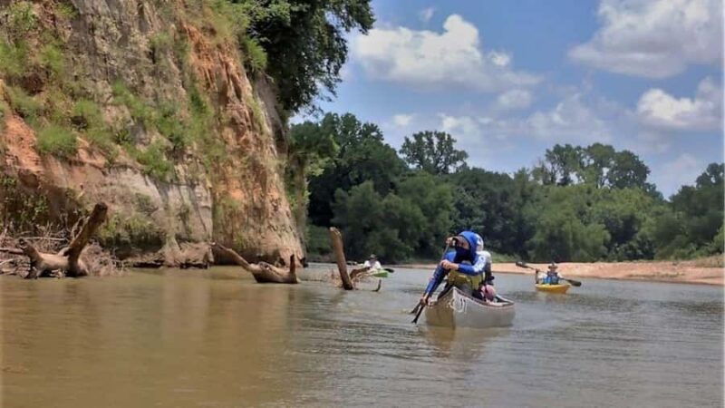Brazos River Overnight Canoe Camping Workshop - The Unique Landscape of the Brazos River