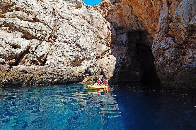 Breathtaking guided Kayak tour from Sant Elm the bay of Cala en Tió - Exploring the Coast of Sant Elm and Punta de na Galinda