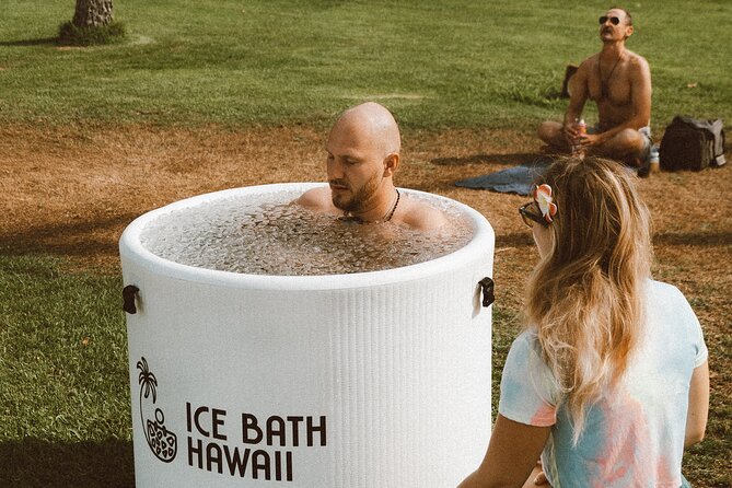 Breathwork and Ice Bath by the Ocean with Valeria - The Refreshing Ice Bath on Waikiki Beach