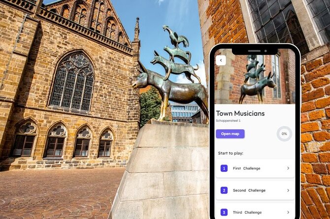 Bremen Exploration Private Game and City Tour on your Phone - Key Points
