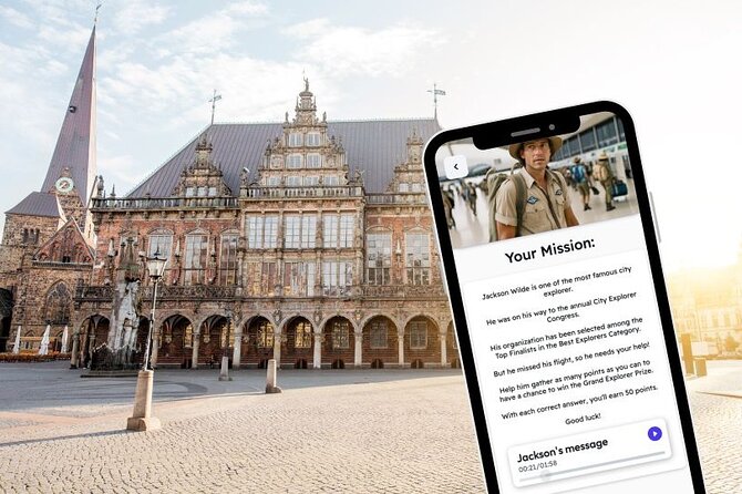 Bremen Exploration Private Game and City Tour on your Phone - Bremens Iconic Windmill: Muhle am Wall