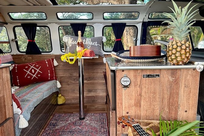 Brewery and Beach Cruise in a Vintage VW Bus - Exploring the Secluded Paako Beach (Secret Cove)