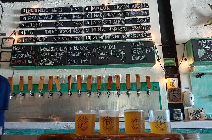 Brewery Tour Craft Beer Tasting Cancun Mexico - The Final Stop at Brewery House in Puerto Juarez