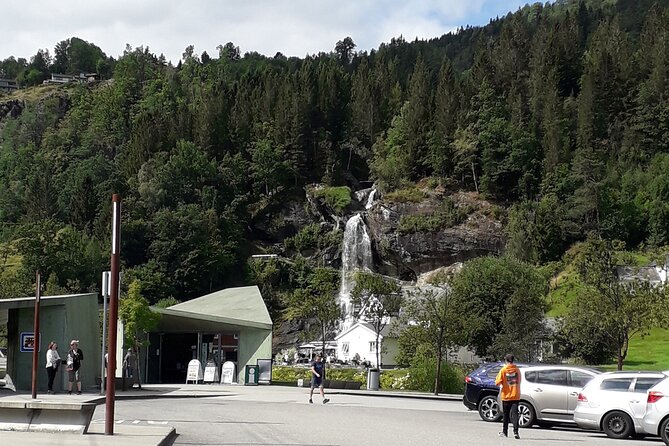 Bride's Veil and Steinsdalsfossen waterfalls with sceneries of Hardanger Fjord - Exploring the Hardanger Fjord and its Fruit Gardens