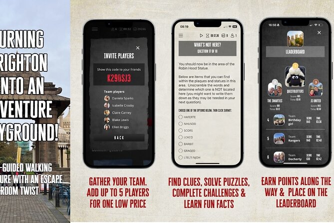 Brighton: Self Guided City Walk and Interactive Treasure Hunt - Discover Brighton’s historic and cultural highlights