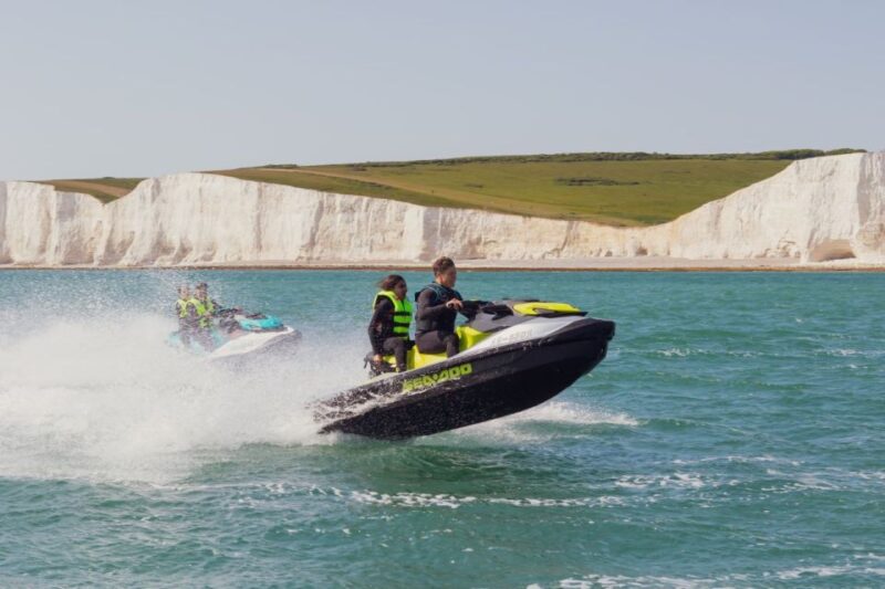 Brighton: Seven Sisters Jet Ski Guided Coastline Safari - The Thrill of Riding an Ultra-Powerful Jet Ski Along the Sussex Coast
