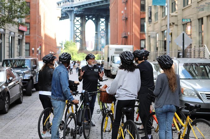 Brooklyn Bridge and Waterfront 2-hour Guided Bike Tour - Comfortable Hybrid Bikes, Helmets, and Refreshments Included
