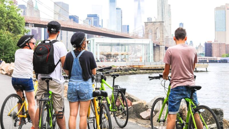 Brooklyn Bridge Self-guided Bike Tour App - Audio + Written - The Route Focused on Brooklyn Bridge and Nearby Neighborhoods