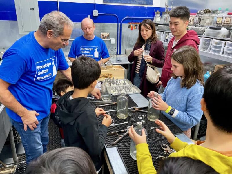 Brooklyn: Brooklyn Seltzer Museum & Factory Tour & Tasting - Shopping for Seltzer-Themed Merchandise