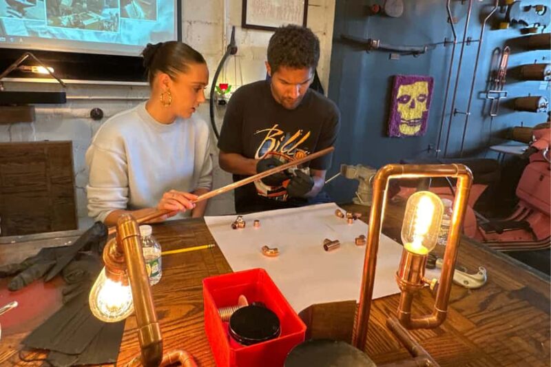 Brooklyn: Custom Copper Lamp Workshop - Key Points