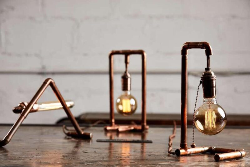 Brooklyn: Custom Copper Lamp Workshop - The Five Exclusive Lamp Designs