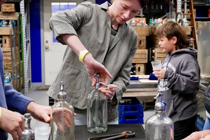 Brooklyn Seltzer Museum, Factory Tour and Tasting - Shopping for Seltzer and Museum-Themed Merchandise