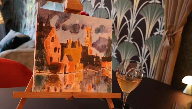 Bruges: Paint and Sip with Champagne and Chocolate - Painting Bruges by Night: A Step-by-Step Artistic Journey