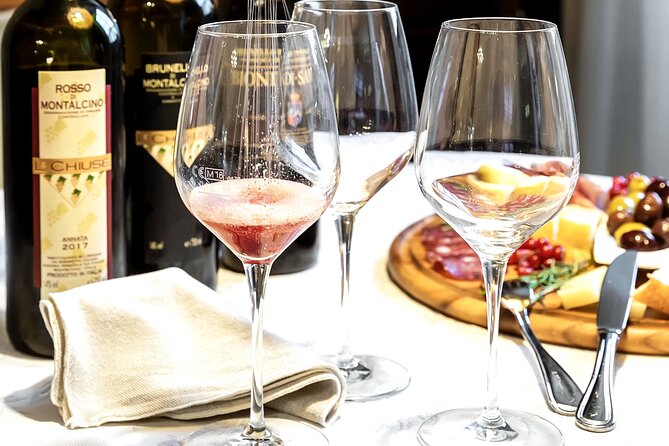 Brunello di Montalcino Wine Tasting with Tuscan appetizer in ancient residence - The Scenic Terrace and Panoramic Views (Weather Permitting)