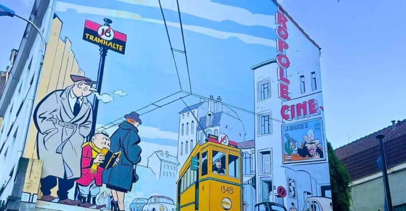 Brussels: 2 hours Private Walking Tour of the Comics Walls - Meeting Point and Tour Duration