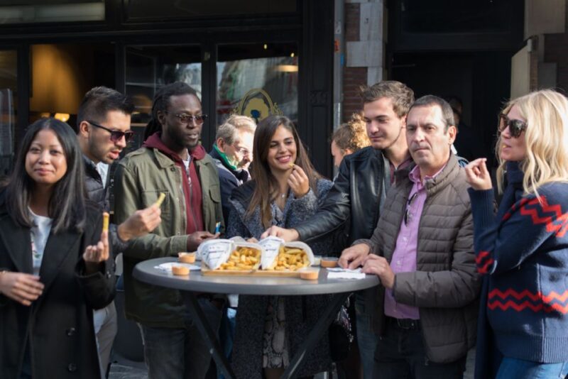 Brussels: Belgian Chocolate, Beer, and Fries Tasting Tour - Logistics: Meeting Point and Tour Format