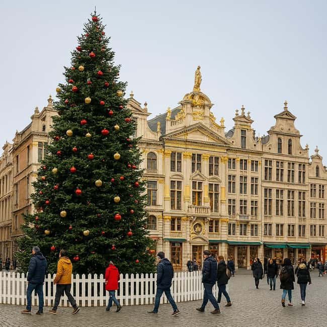 Brussels on Foot: Historic Center and Christmas Markets with a Local Guide - Visiting Brussels’ Christmas Markets and Seasonal Treats