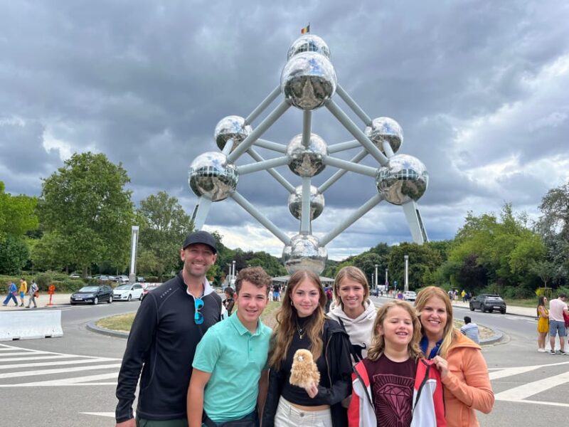 Brussels: Private Atomium & Mini-Europe Tour with Transport - Ascending the Atomium for Citywide Views
