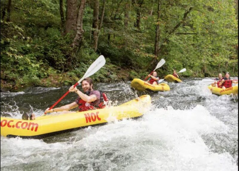 Bryson City: Nantahala River Rafting Guided Duck Adventure - The Unique Experience of Inflatable Kayaks