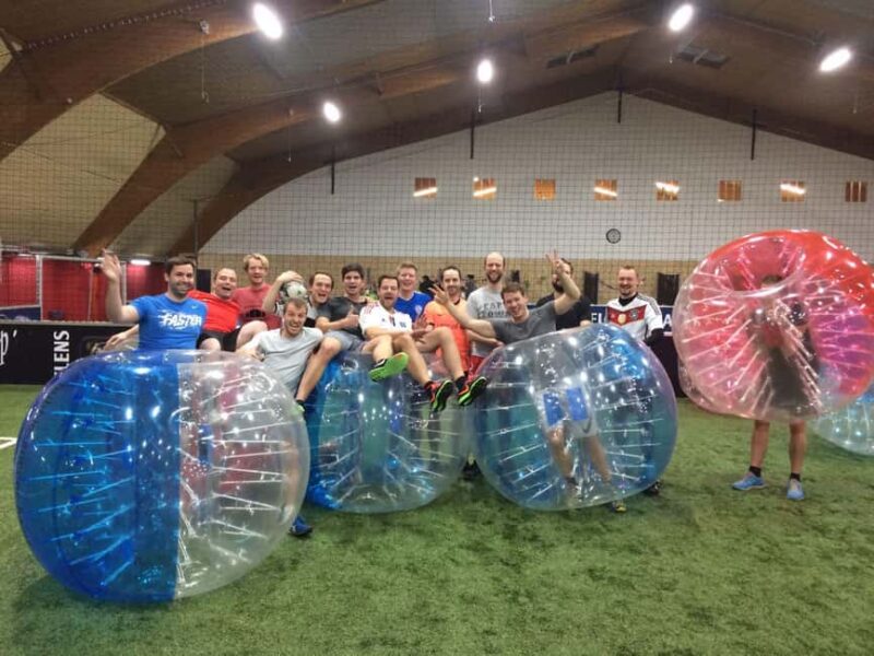 Bubble Football Hamburg near the city (indoor on artificial turf) - The Role of the Guide and Safety Briefing