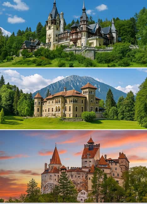 Bucharest: 3 Castles Day Trip Dracula, Peles & "Wednesday" - Key Points