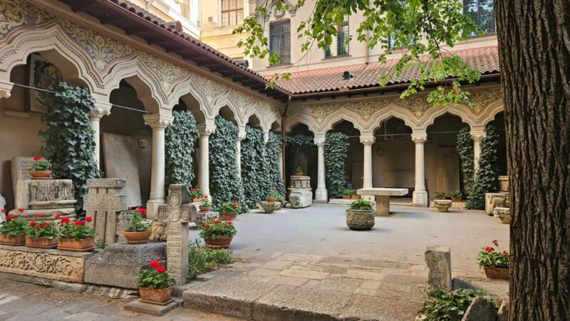 Bucharest: Guided Walking Tour with Romanian Snack - Visiting the Stavropoleos Monastery and Cultural Sites